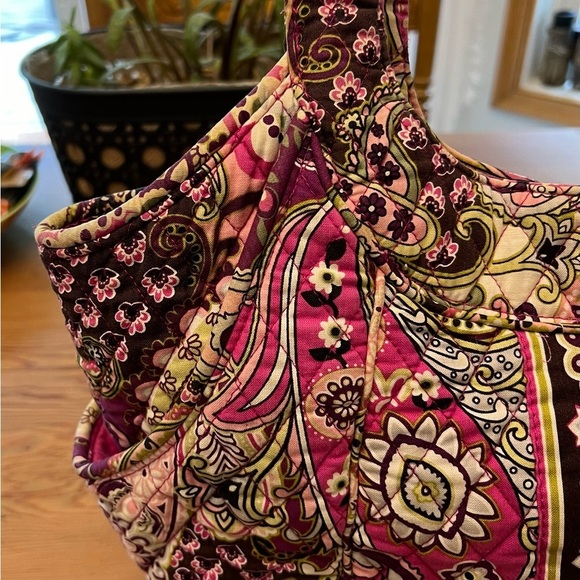 VERA BRADLEY VERY BERRY PAISLEY QUILTED EMILY SATCHEL SHOULDER BAG PURSE HANDBAG - Picture 3 of 10